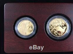 2010 Gold Proof Set Australian Numismatic Centenary 6 Gold Coins