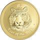 2010 P Australia Gold Lunar Series Ii Year Of The Tiger 1 Oz $100 Bu