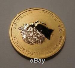 2010-P-Australia-Year of the Tiger-$25-1/4 oz. 9999 Gold Coin-Original Capsule