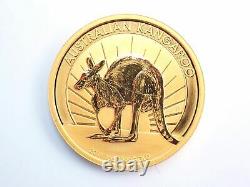 2011 1oz Pure gold 24k Australian Nugget Kangaroo $100 Dollars Coin #0041