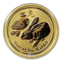 2011 Australian 1/10 oz Lunar Gold Year of The Rabbit Coin Gift Gift