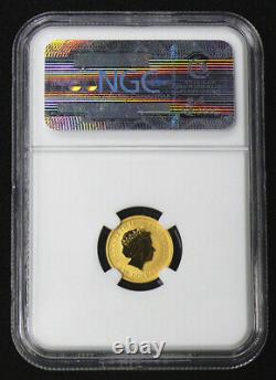 2011 MS-70 AUSTRALIA GOLD KANGAROO 1/10oz $15 GOLD COIN