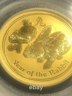 2011-P 1/2 oz Australia Year Of Rabbit 2011 Gold Coin Series. FINE SILVER. 9999