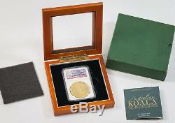2011-P $200 Australia Koala 2oz. 9999 Gold Coin PCGS PF70 Proof, Box Certificate