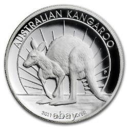 2011-P Australia 1 oz Silver Kangaroo PF-70 NGC (HR) SKU#114947