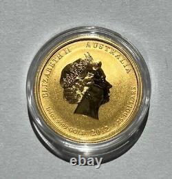 2012 1/4 oz Gold Lunar Year of The Dragon BU Australia Perth Mint