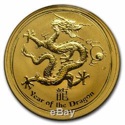 2012 1 oz Gold Year of the Dragon MS-69 PCGS (SII) SKU#210230