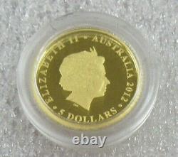 2012 Australia 1/25 oz. 9999 Gold Koala Perth Mint Low Mintage with COA & Box