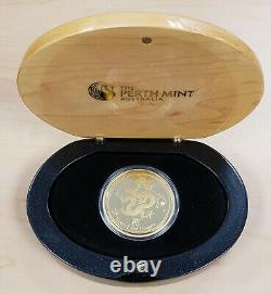 2012 Australia 1 Oz Gold Lunar Dragon Proof Coin (Series II)