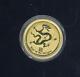 2012 Australian $15.00 1/10 Ounce Year Of The Dragon Gold Coin