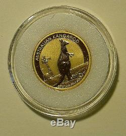2012 Australian Lunar Year of KANGAROO $25 Gold Coin 1/4 oz Australia