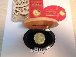 2012 Australian Lunar series Gold 1 oz Dragon Proof Coin