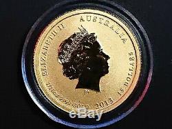 2013 1/10 oz U. S. Australian WWII Gold Coin Bright Finish Fractional Gold #1
