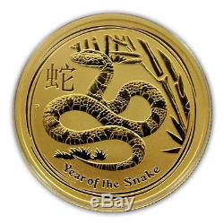 2013 1/2 oz Gold Australian Lunar Year of the Snake Coin