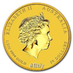 2013 1/2 oz Gold Lunar Snake Perth Mint