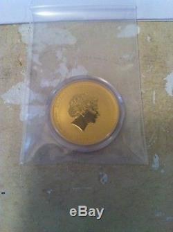 2013 1/2 oz Gold Lunar Snake Perth Mint