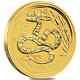 2013 1/2 Oz Gold Lunar Year Of The Snake Bu Australia Perth Mint