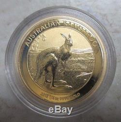 2013 1/4 oz 9999 Gold Australian Kangaroo Coin