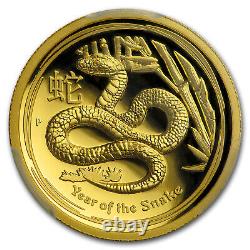 2013 1 oz Gold Snake PR-70 PCGS (Ultra High Relief) SKU #74931