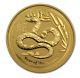2013 2 Oz Gold Australian Perth Mint Lunar Year Of The Snake Coin Bu