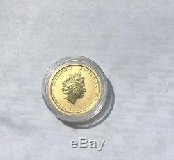 2013 Australia 1/10 oz Gold $15 War in the Pacific in Mint Cap BU