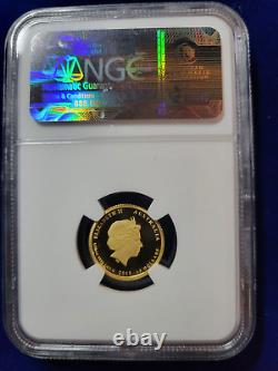 2013 Australia 1/10 oz Gold Year of Snake NGC PF70 Early Releases Flag Label