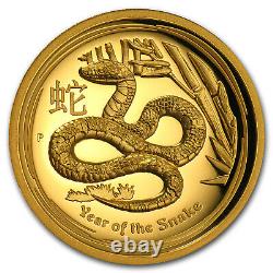 2013 Australia 1 oz Gold Lunar Snake Proof (UHR, Box & Coa) SKU #74930