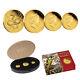 2013 Australia Lunar Year 3-coin Gold Snake Proof Set (series Ii)