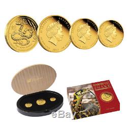 2013 Australia Lunar Year 3-Coin Gold Snake Proof Set (Series II)
