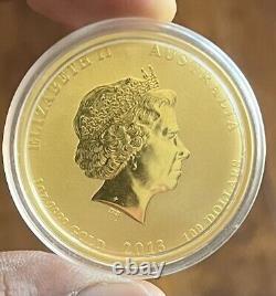 2013 Australia Lunar Year Of The Snake 1 Oz Gold Coin (Series II) BU