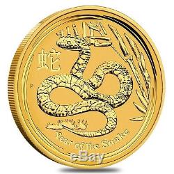 2013 Australian 1/10 oz Lunar Year of The Snake Gold Coin Great Gift