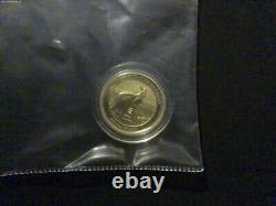 2013 Australian Kangaroo 1/10 oz 24k Gold Coin in original capsule