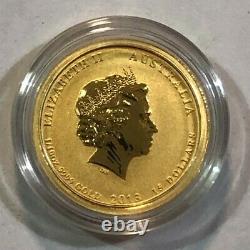 2013-P Australia $15 GOLD 1/10 oz. 9999. Gem BU 1941-1945 WAR IN THE PACIFIC