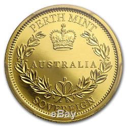 2013-P Australia Proof Gold $25 Sovereign PR-69 PCGS SKU#114809