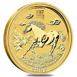 2014 1/10 oz Australian Gold Lunar Year of the Horse Coin (Series 2)
