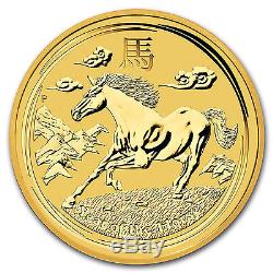 2014 1/2 oz Gold Lunar Horse Perth Mint