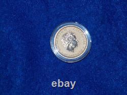 2014 1/4 oz Australian. 9999 Gold Kangaroo Perth Mint Coin BU In Capsule