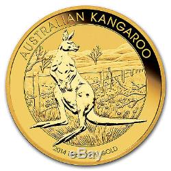 2014 1/4 oz Australian Gold Kangaroo Coin Brilliant Uncirculated SKU #78072