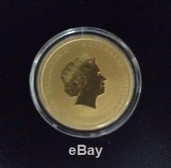 2014 1/4 oz Gold Australian Perth Mint Lunar Year of the Horse Coin Beautiful
