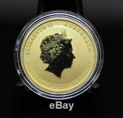 2014 1/4 oz Lunar Year of the Horse Australian Gold Coin 12DUD