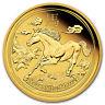 2014 1 Oz Proof Gold Australian Perth Mint Lunar Year Of The Horse Coin
