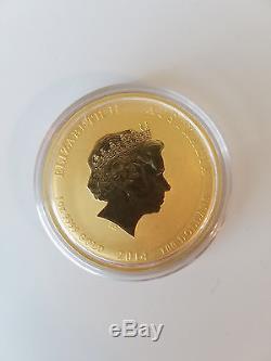 2014 1oz AUSTRALIAN PERTH MINT YEAR OF THE HORSE LUNAR 9999 GOLD COIN FOR SALE