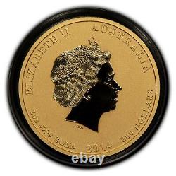 2014 $200 Australia 2 oz. 9999 Gold Coin Lunar Year of The Horse SKU-G1485