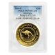 2014 2 Oz Australian High Relief Proof Gold Kangaroo Coin Perth Mint Pcgs Pf 70