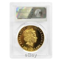 2014 2 oz Australian High Relief Proof Gold Kangaroo Coin Perth Mint PCGS PF 70