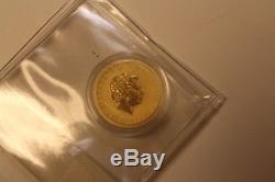 2014 Australian 25 Dollar Queen Elizabeth II/Kangaroo 1/4 oz Gold coin