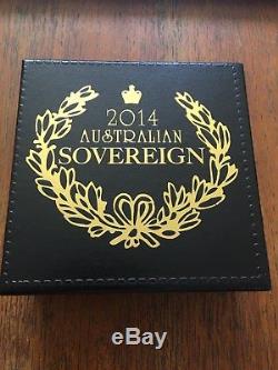2014 Australian Gold Sovereign Gold Coin