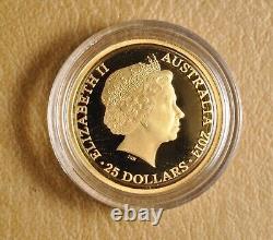 2014 Australian Kangaroo at Sunset $25 Gold Coin with OGP