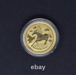 2014 Australian Lunar Horse 1/4 oz Gold Coin