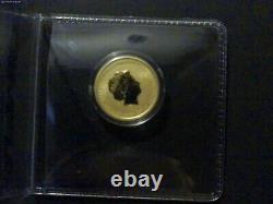 2014 Australian Year of the Horse 1/10 oz 24k Gold Coin in original capsule